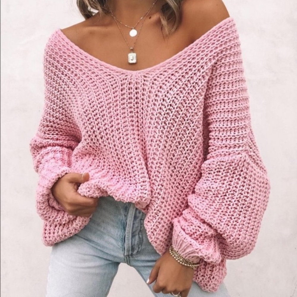 Miracle knit chenille sweater